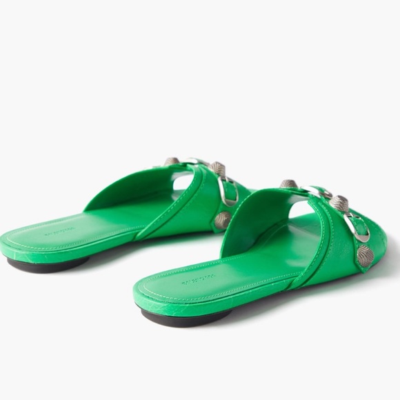 Balenciaga cagole sandal flat green - Picture 7 of 9